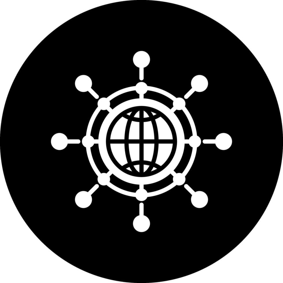 ícone de vetor de rede