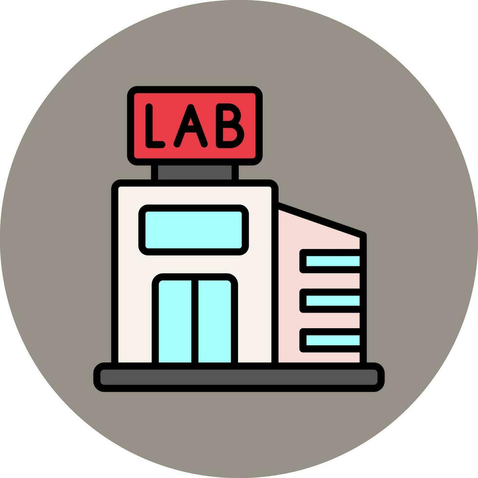 ícone de vetor de laboratório