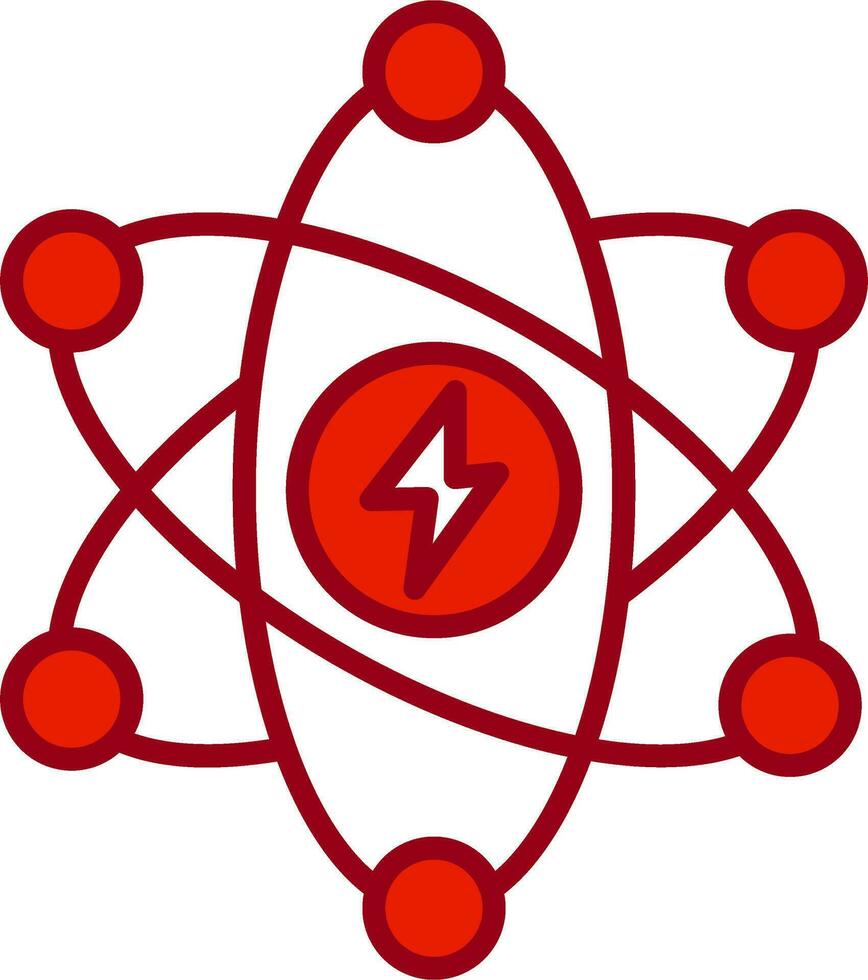 atômico energia vetor ícone