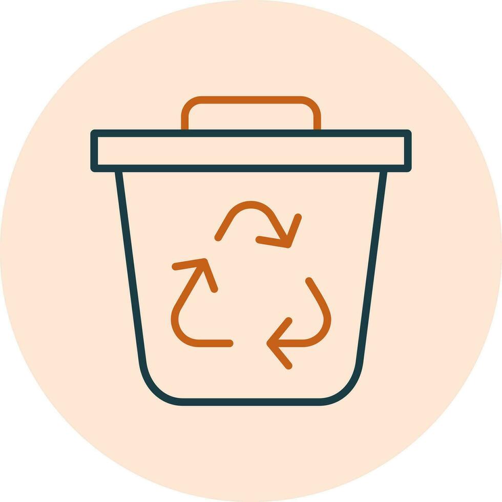 ícone de vetor de reciclagem