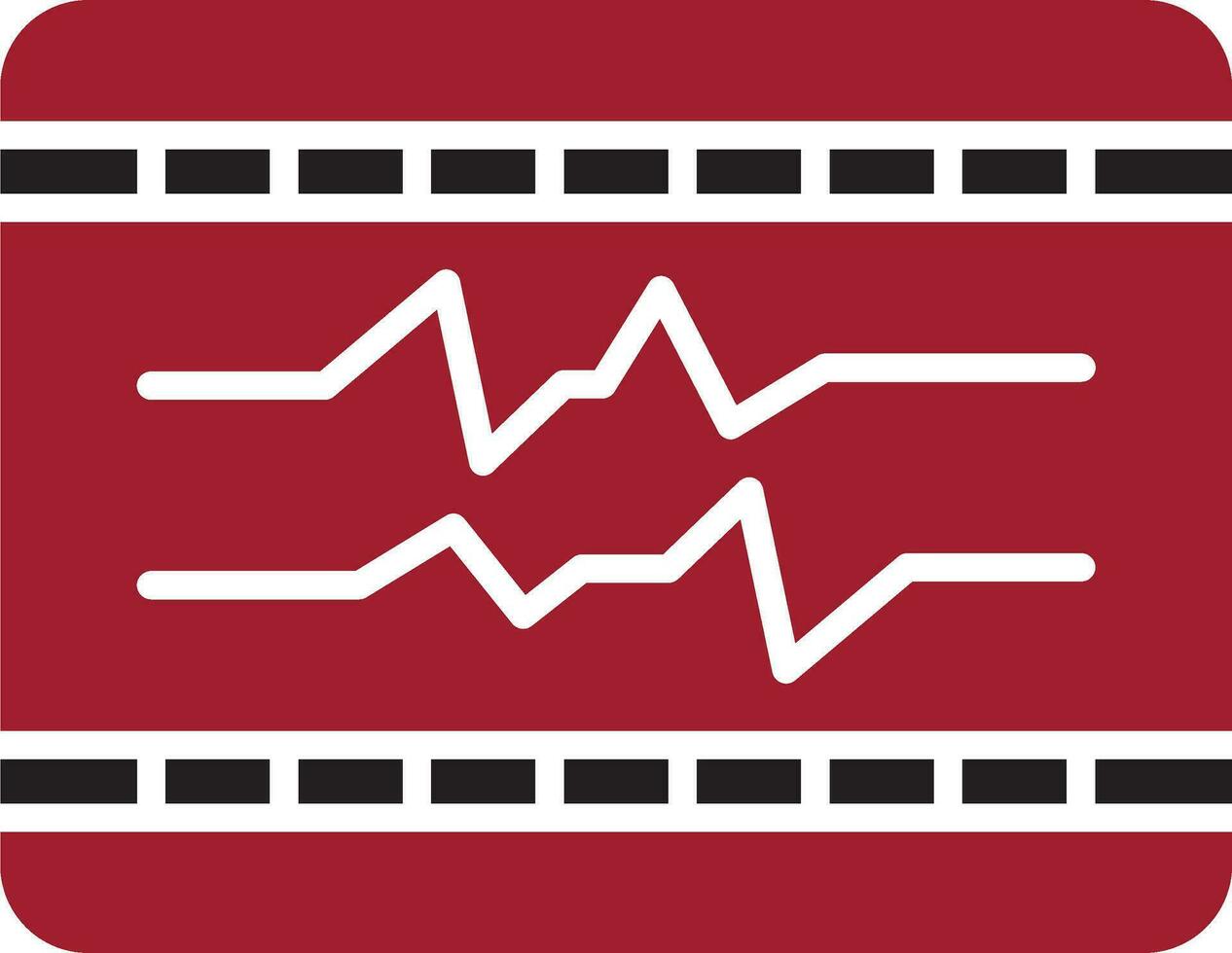 ecg vetor ícone