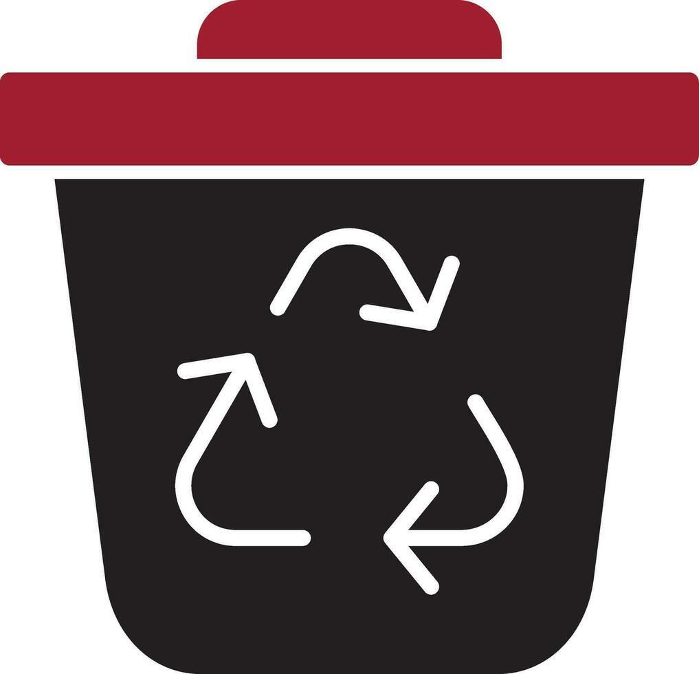 ícone de vetor de reciclagem