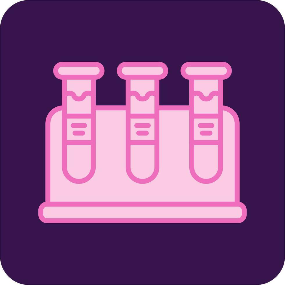 ícone de vetor de tubo de ensaio