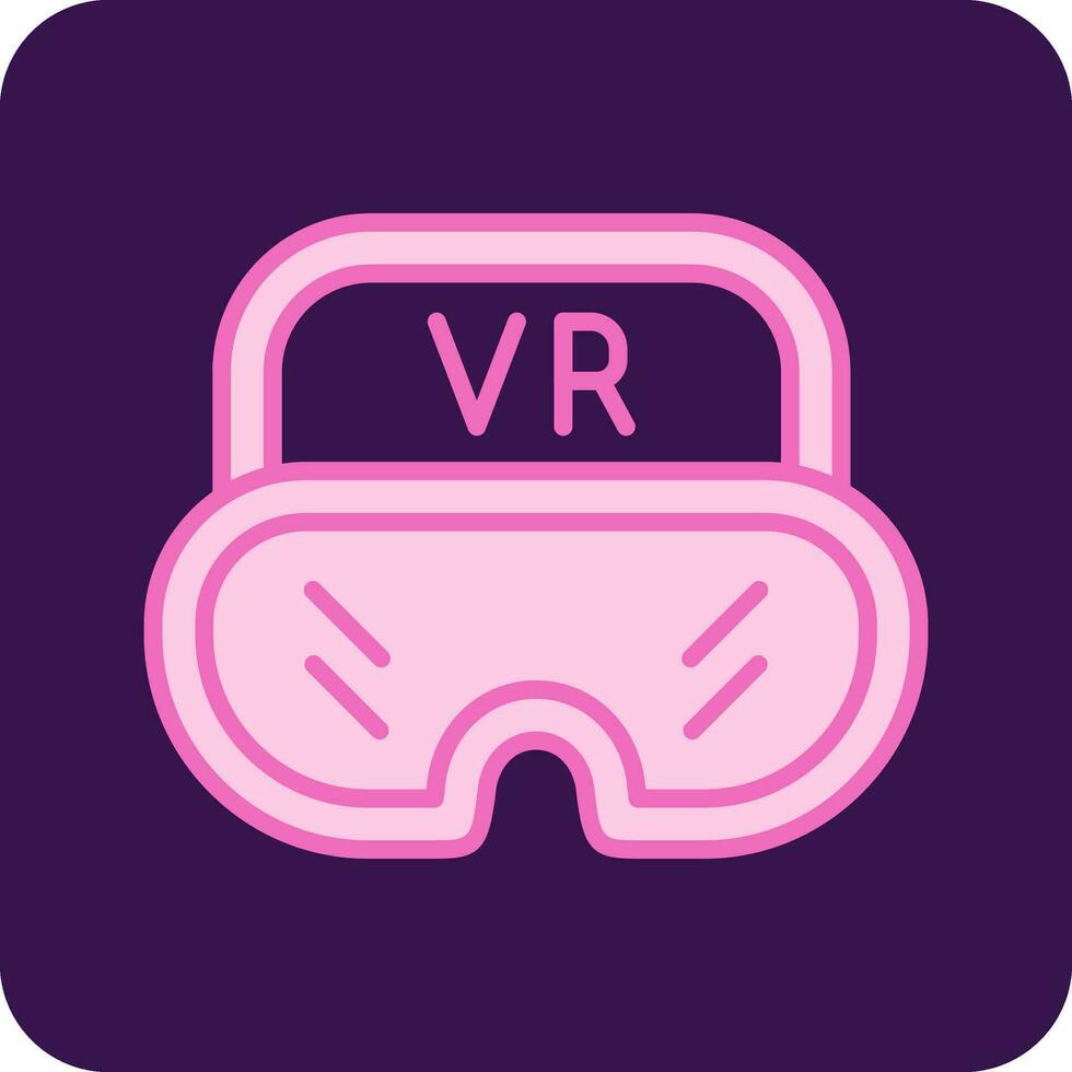 virtual óculos vetor ícone