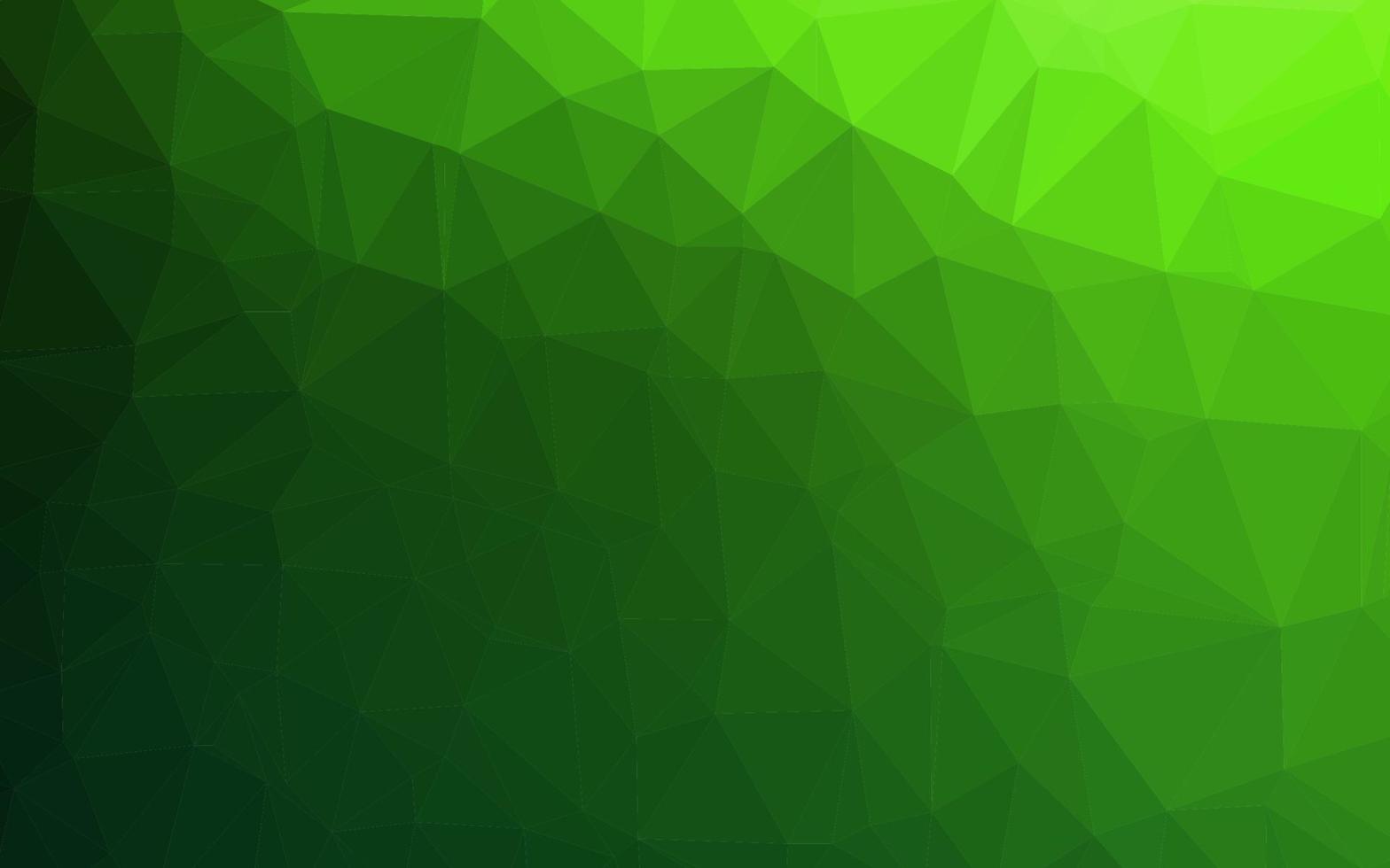 fundo abstrato do polígono do vetor verde claro.