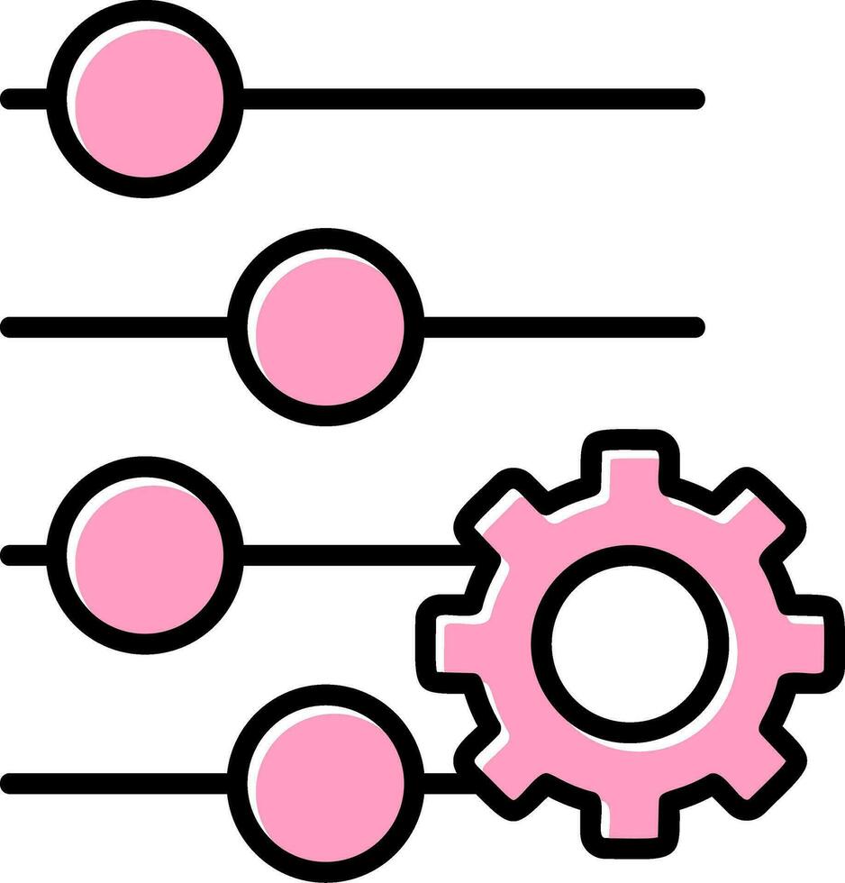 ícone de vetor de configurações