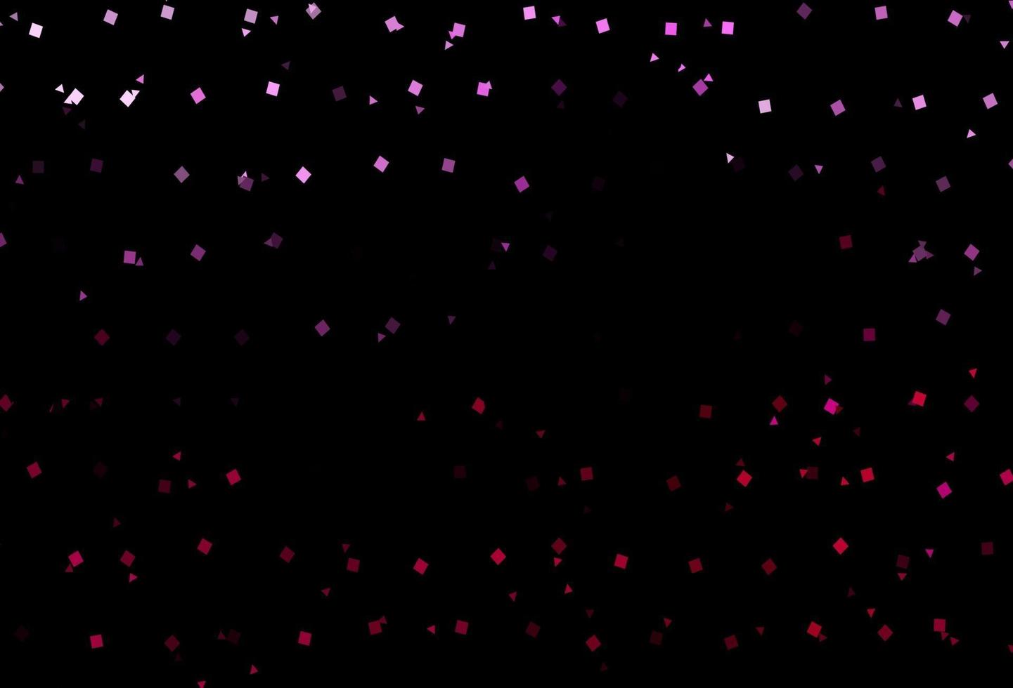 padrão de vetor rosa escuro em estilo poligonal com círculos.