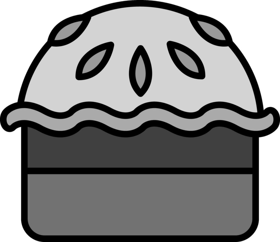 ícone de vetor de torta