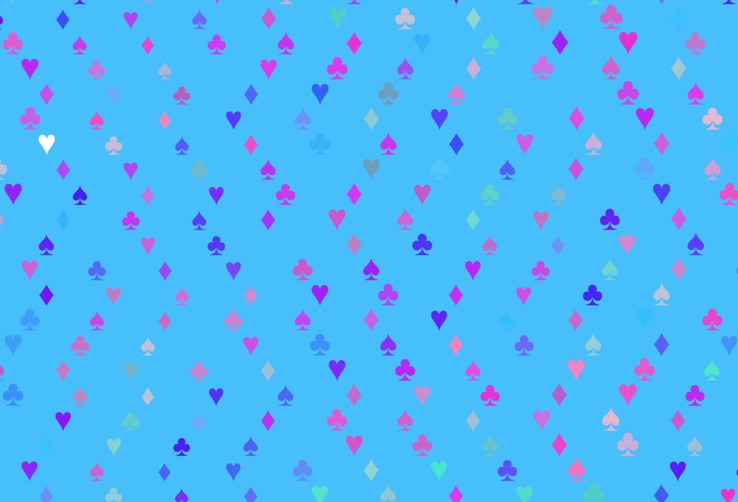 fundo vector rosa claro, azul com sinais de cartões.