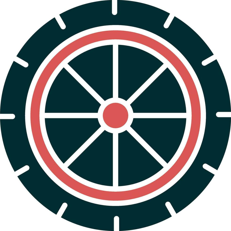 ícone de vetor de roda