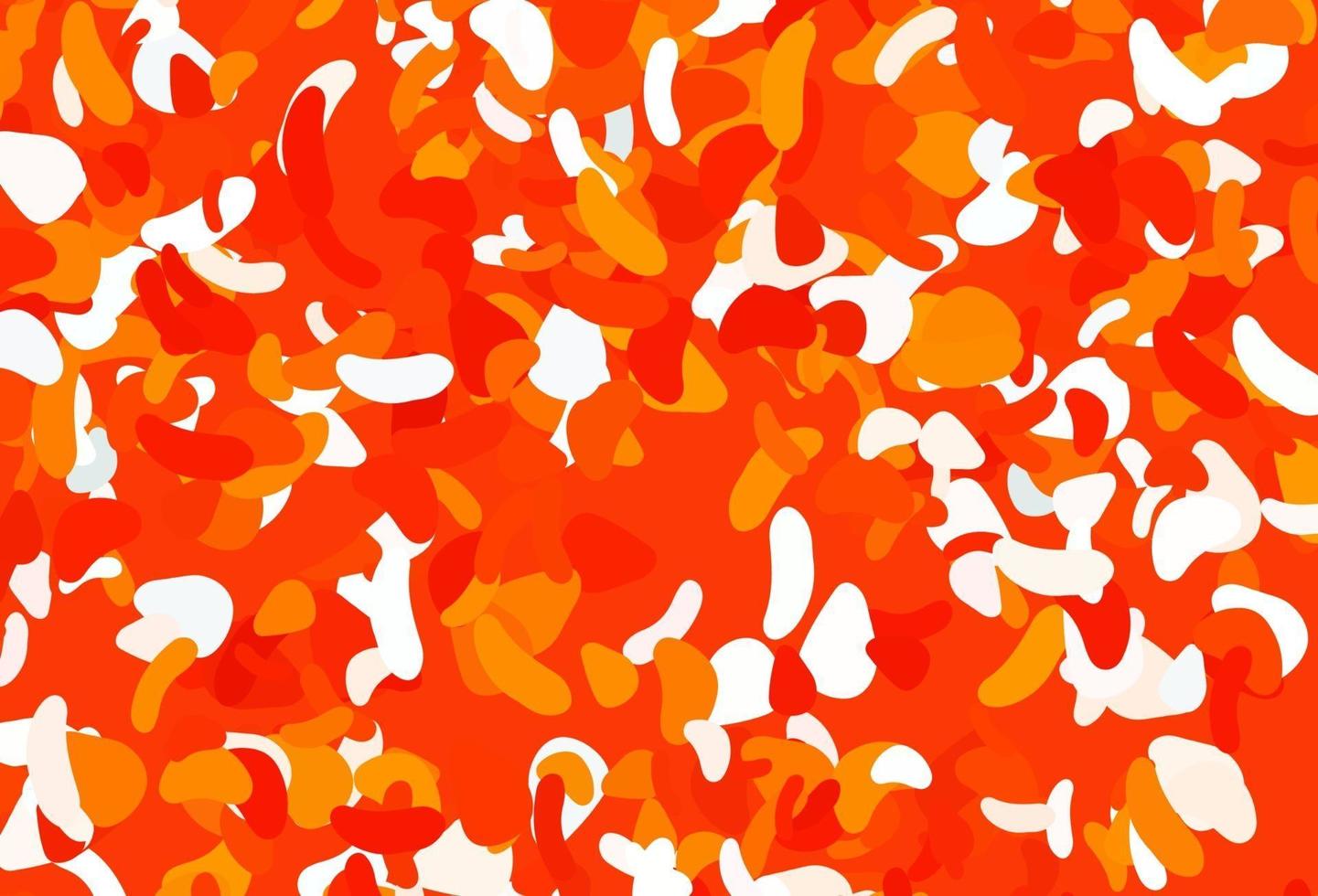 padrão de vetor laranja claro com formas caóticas.