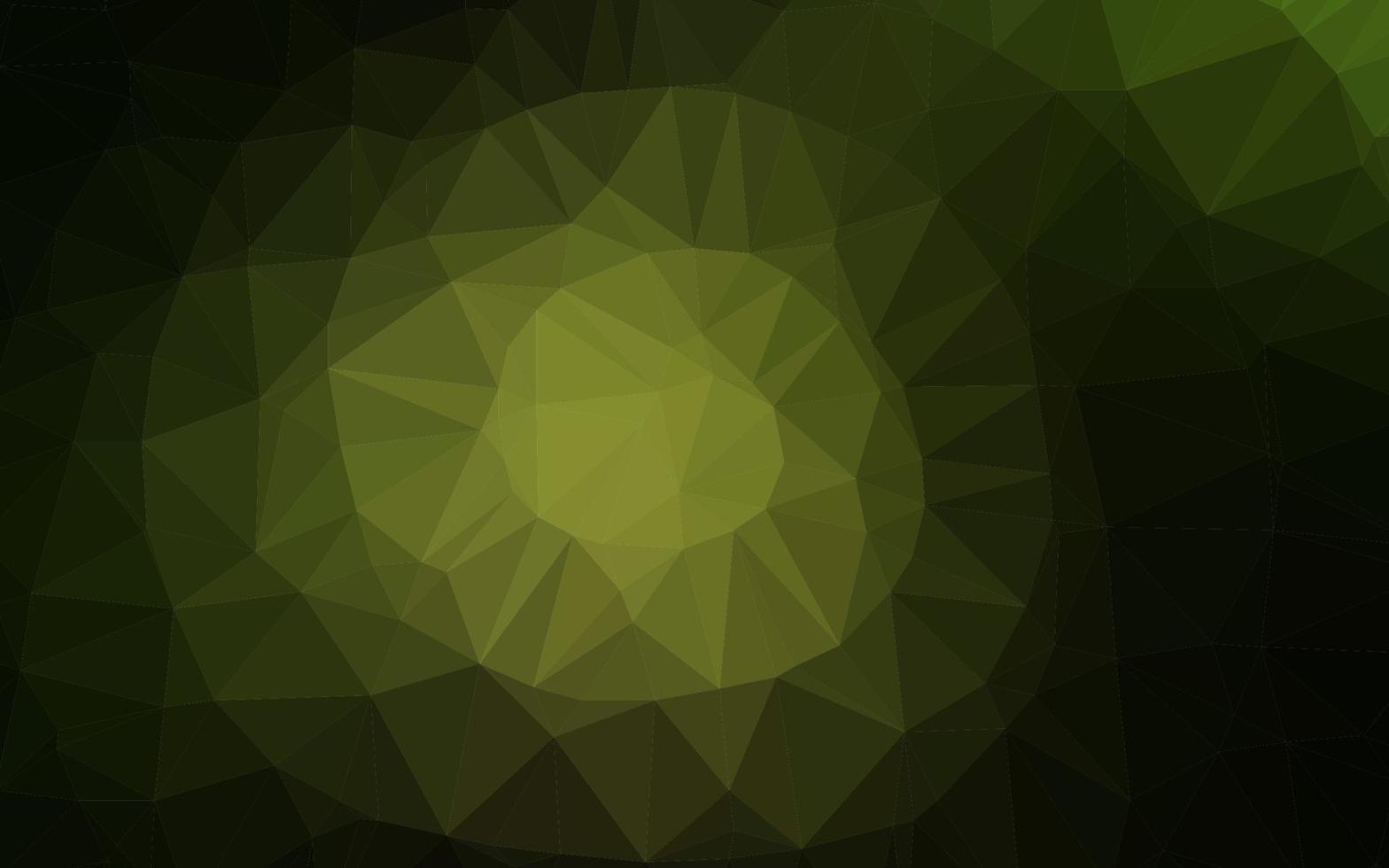 cenário de mosaico abstrato de vetor verde escuro.