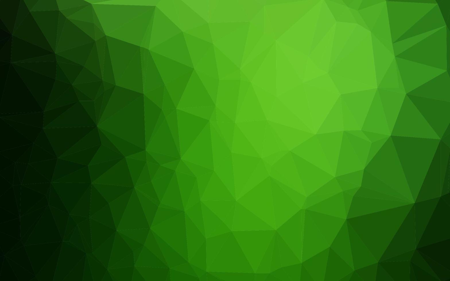 modelo poligonal de vetor verde escuro.
