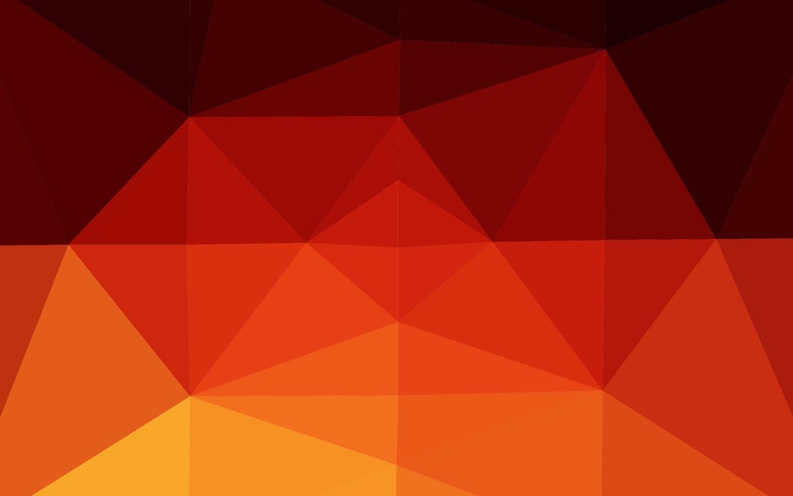 fundo de mosaico abstrato de vetor vermelho e amarelo claro.