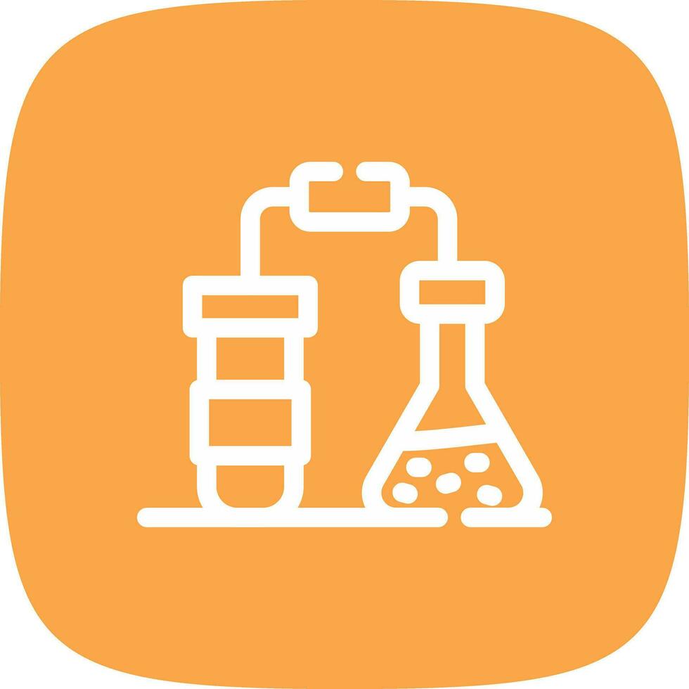 design de ícone criativo de química vetor