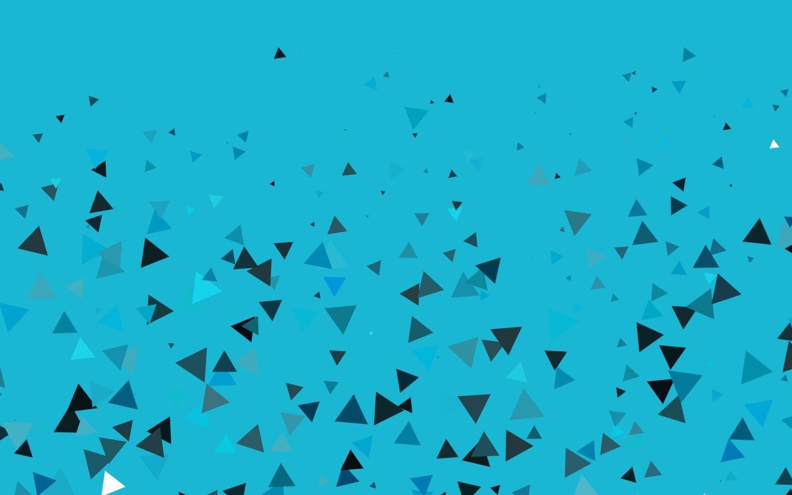 padrão de vetor azul claro em estilo poligonal.
