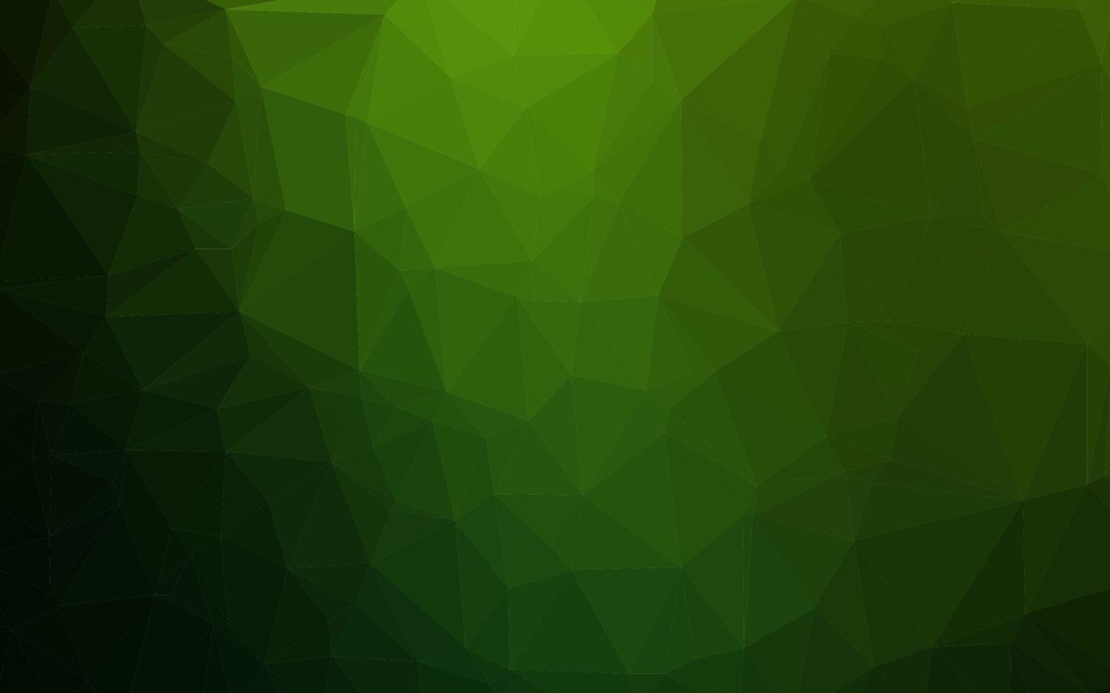 cenário de mosaico abstrato de vetor verde claro.
