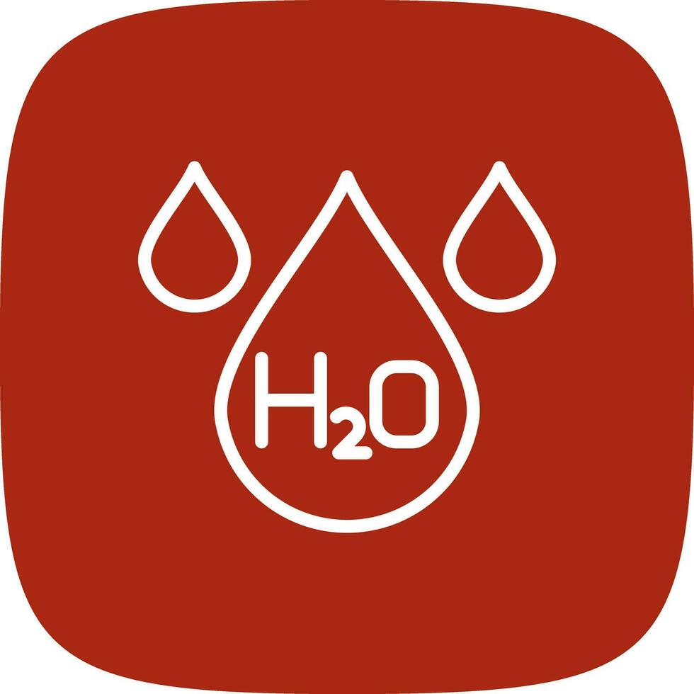 h2o criativo ícone Projeto vetor