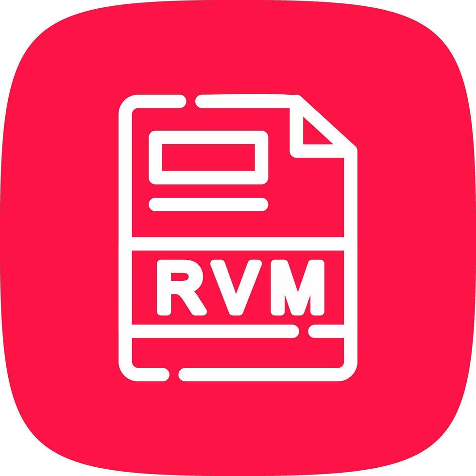 rvm criativo ícone Projeto vetor