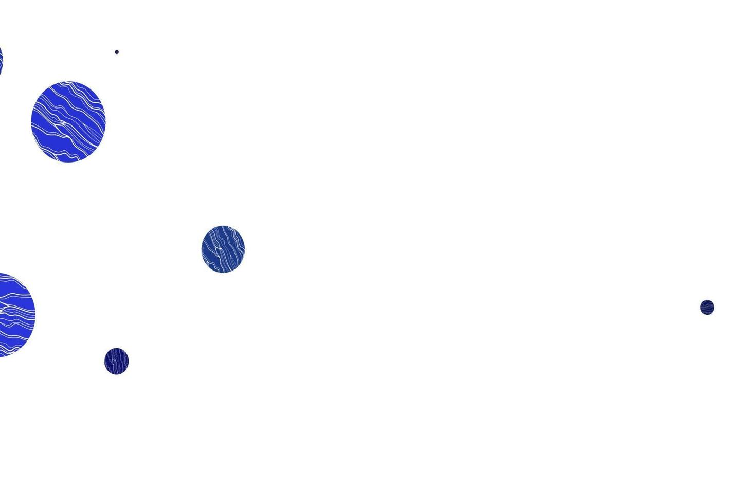 padrão de vetor azul claro com esferas.