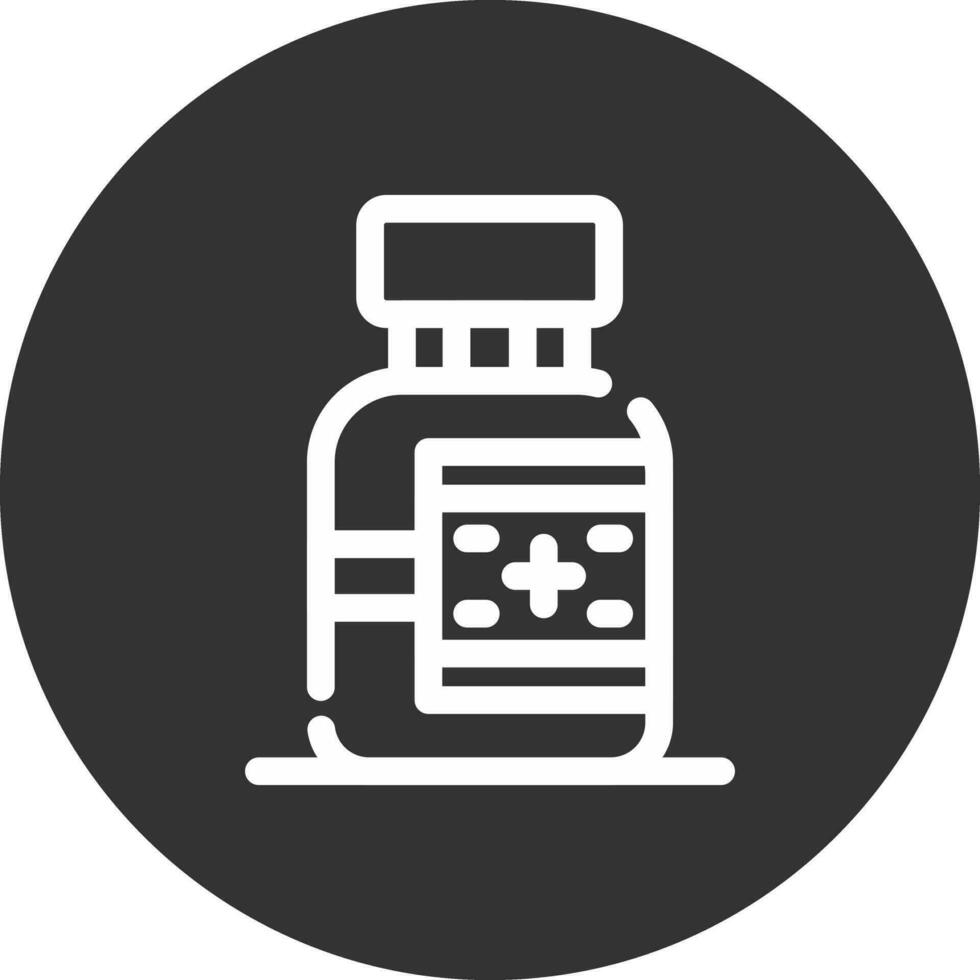 design de ícone criativo de medicação vetor