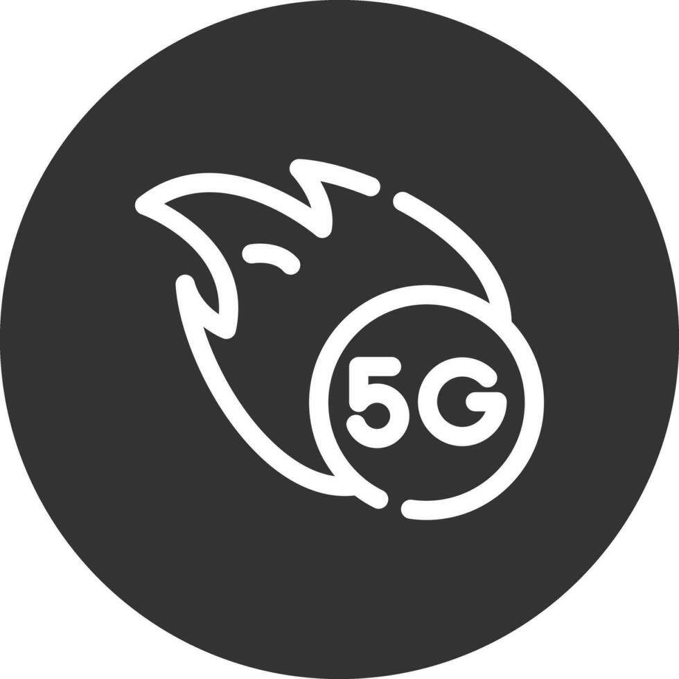 design de ícone criativo 5g vetor