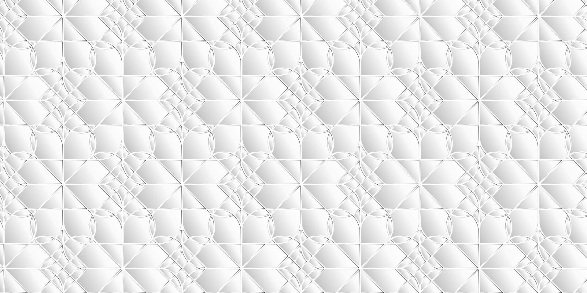 padrão geométrico moderno fundo branco design floral vetor