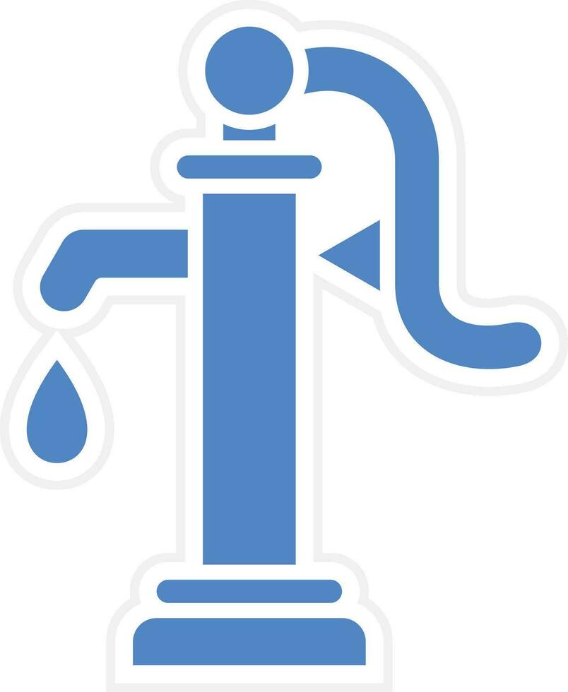 ícone de vetor de bomba de água