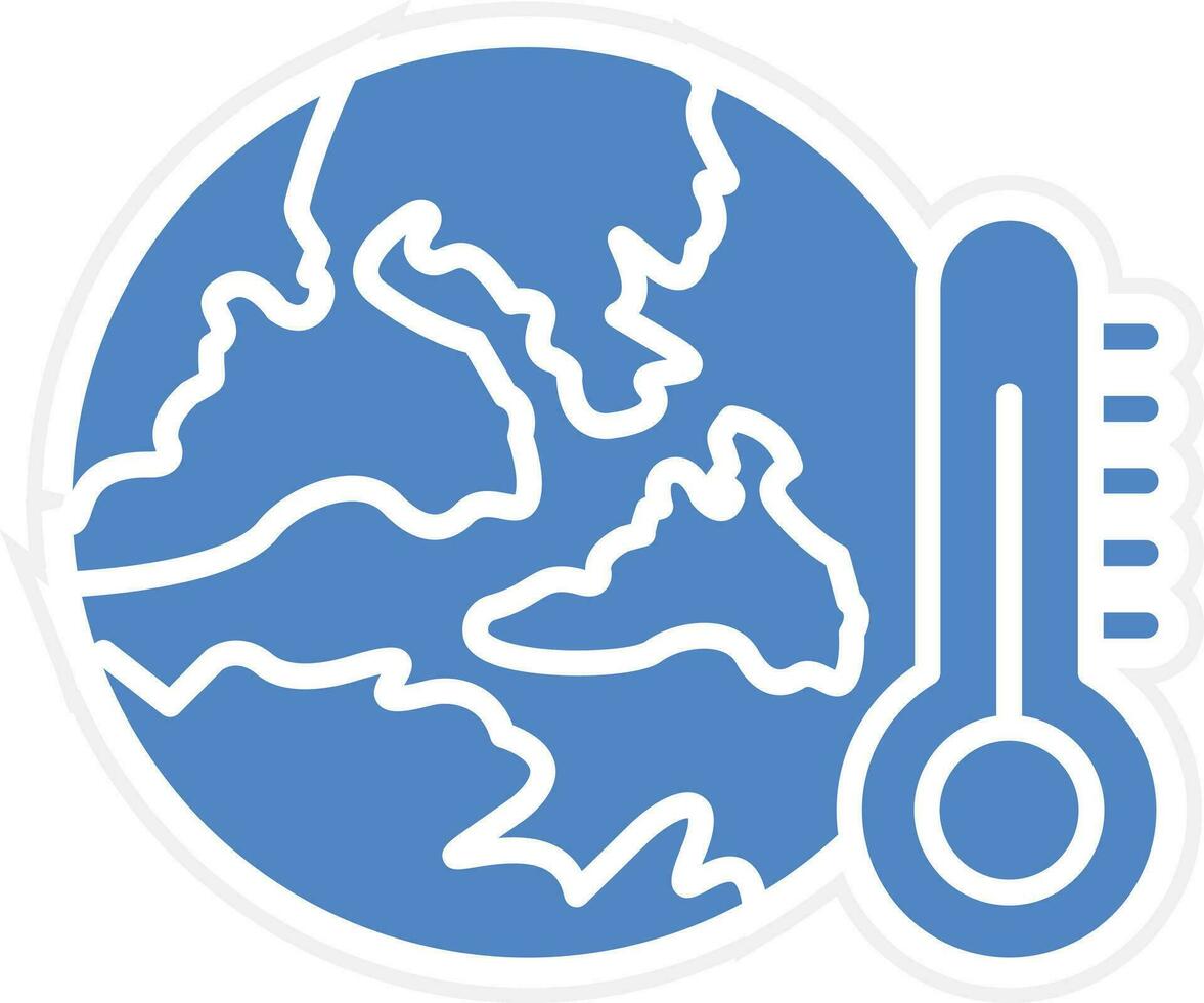 ícone de vetor de mudança climática