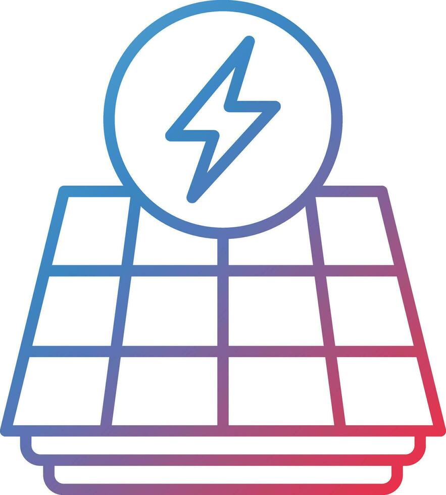 ícone de vetor de energia solar