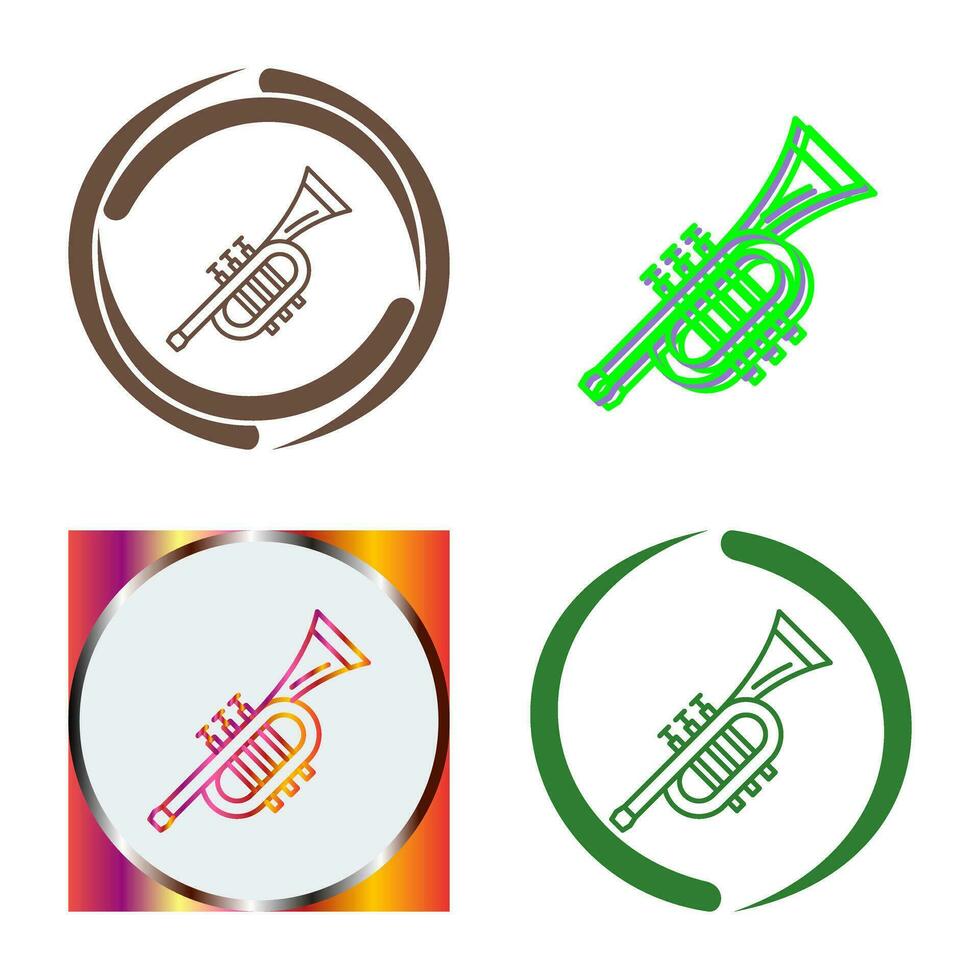 ícone de vetor de trompete