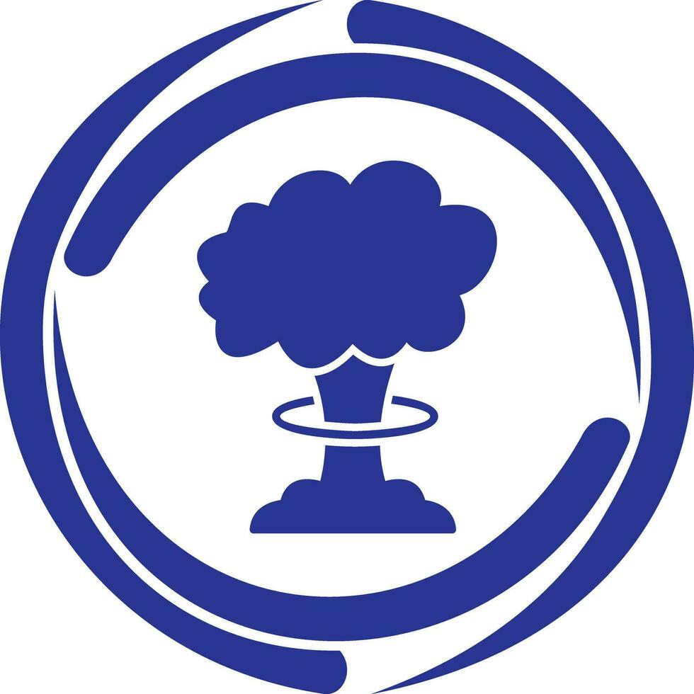 ícone exclusivo de vetor de explosão de bomba