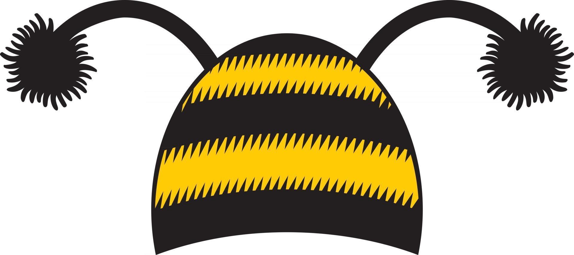 ícone de boné de abelha vetor