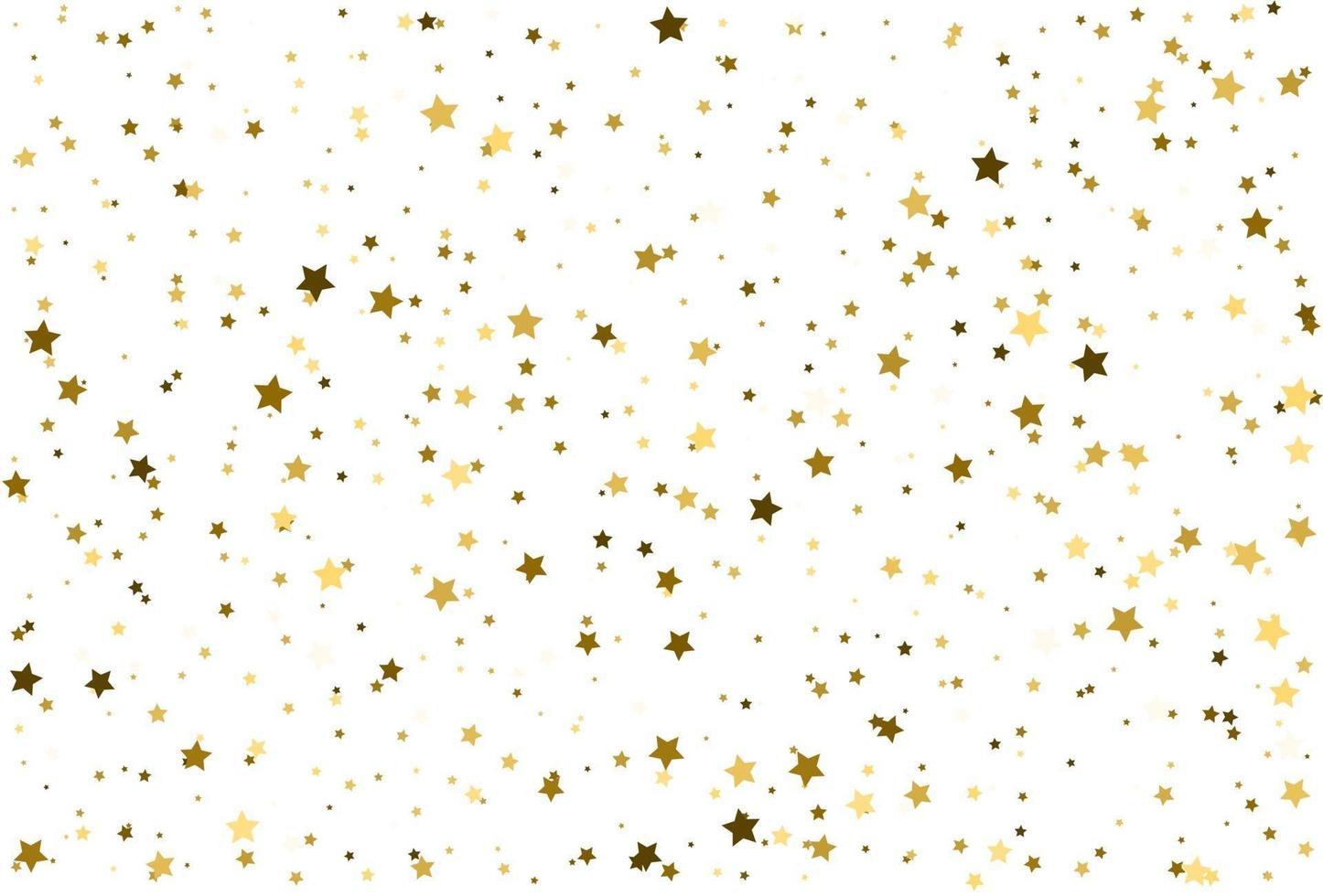 fundo do vetor da estrela de ouro do Natal.