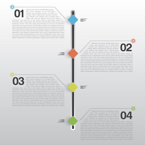 Mínimo Infografia Design vetor