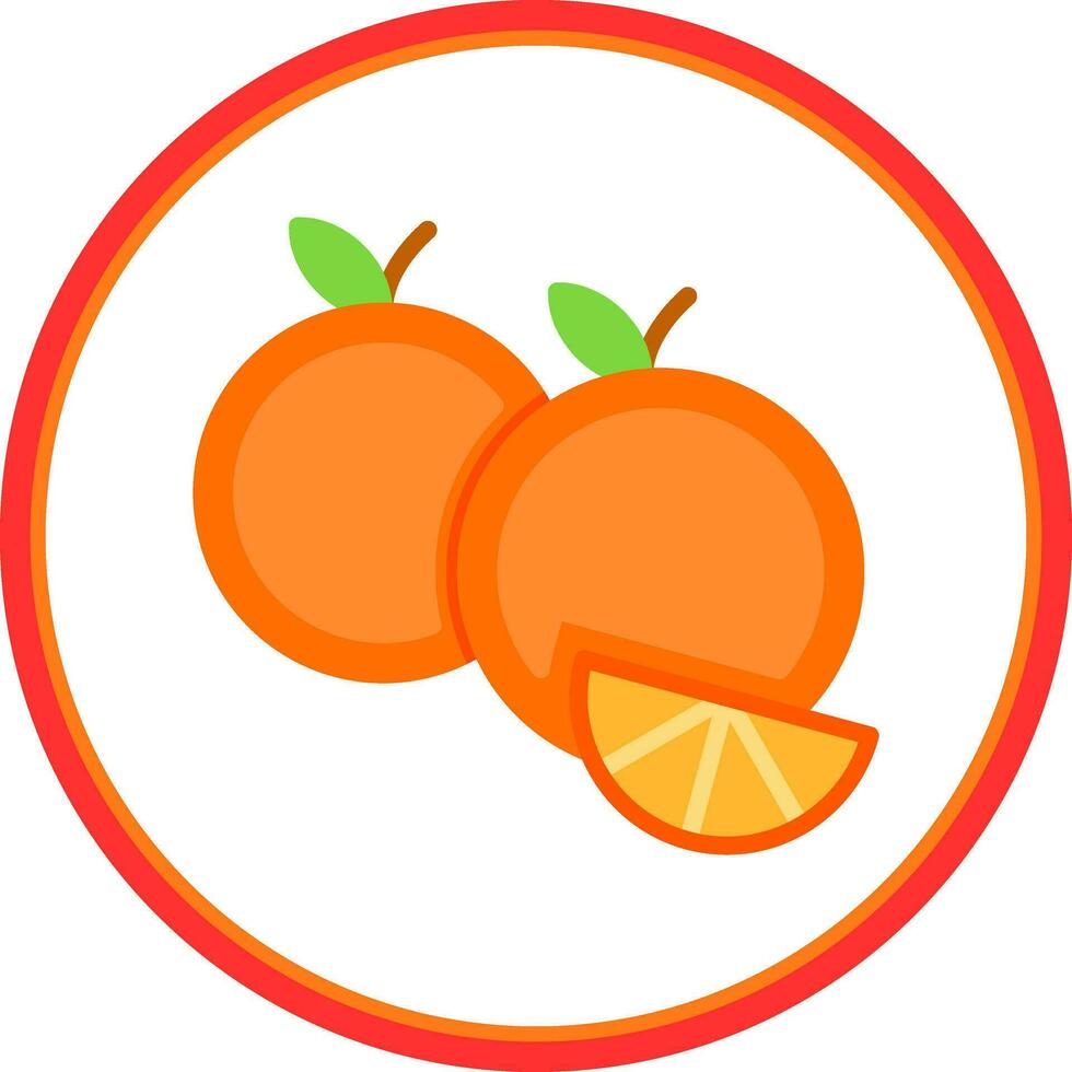 design de ícone vetorial laranja vetor