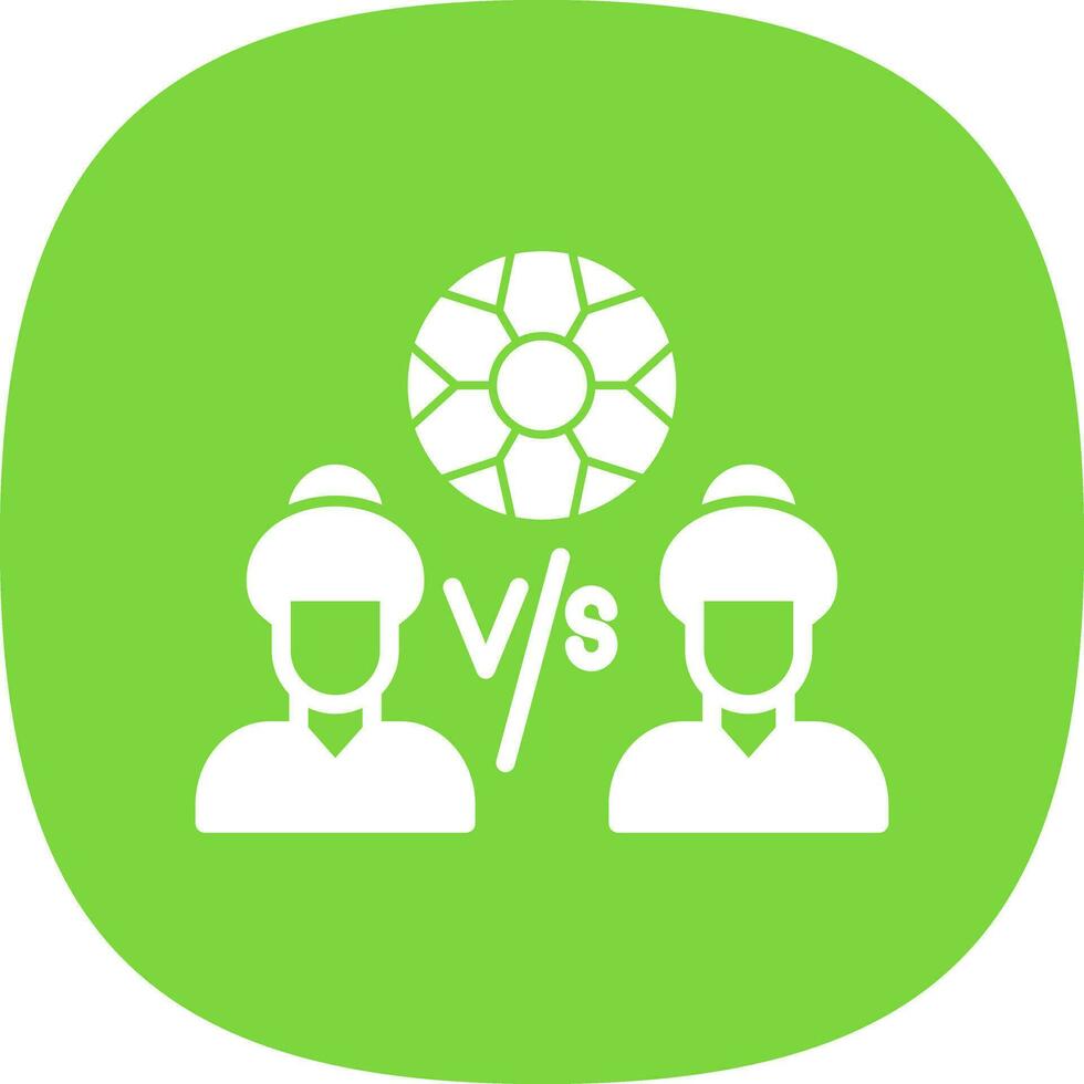 jogador versus jogador vetor ícone Projeto