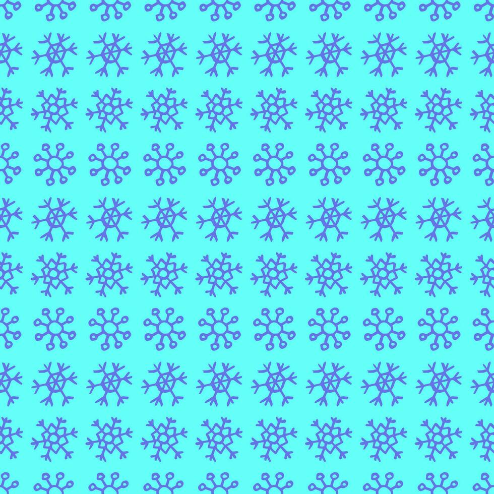 desatado fundo do mão desenhado flocos de neve. Natal e Novo ano decoração elementos. vetor ilustração.