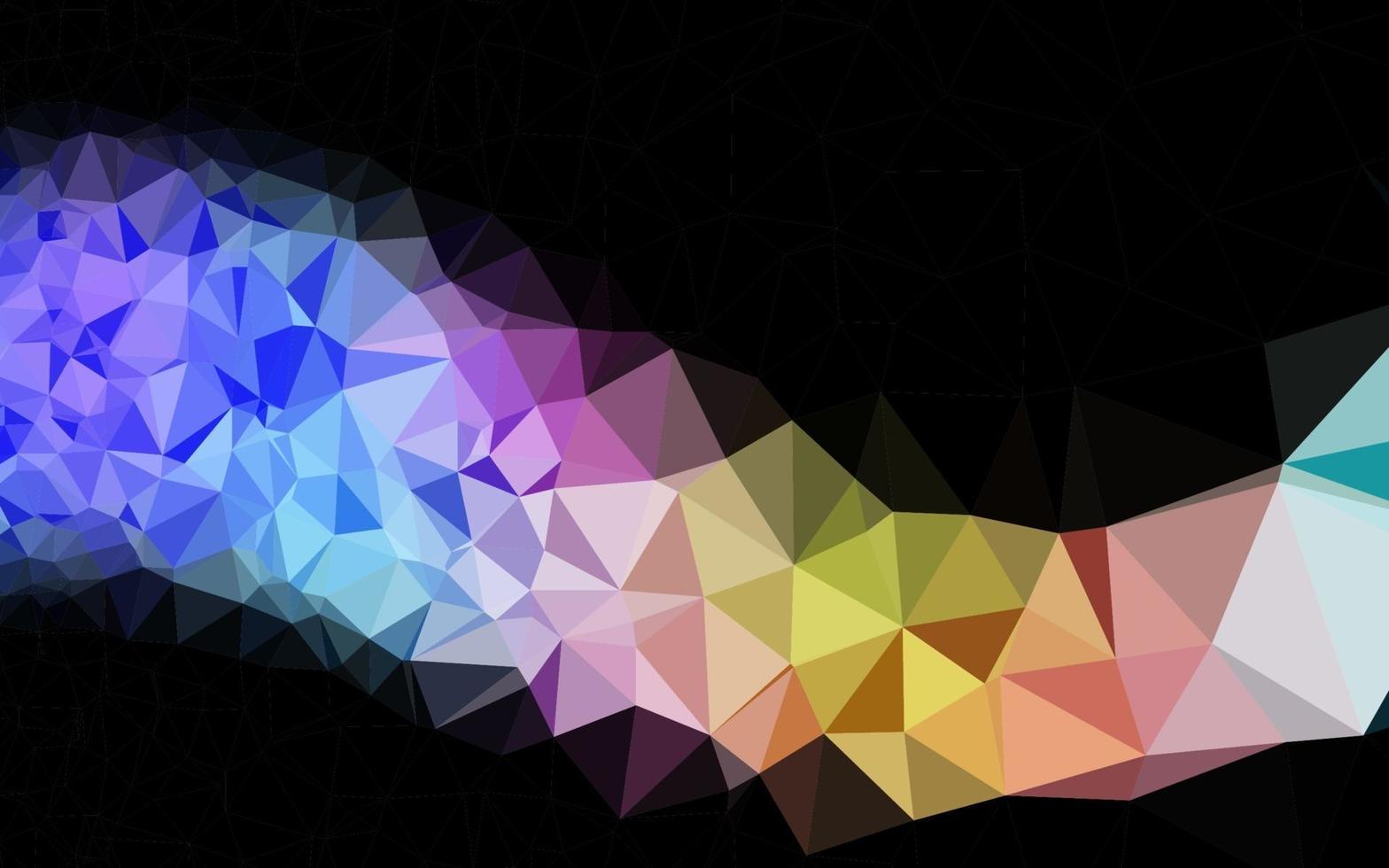 luz multicolor, arco-íris vetor abstrato capa poligonal.