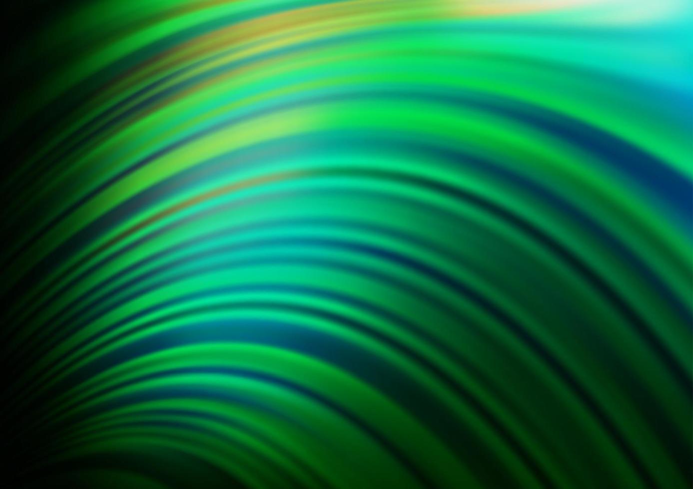 padrão de vetor verde escuro com formas de bolha.
