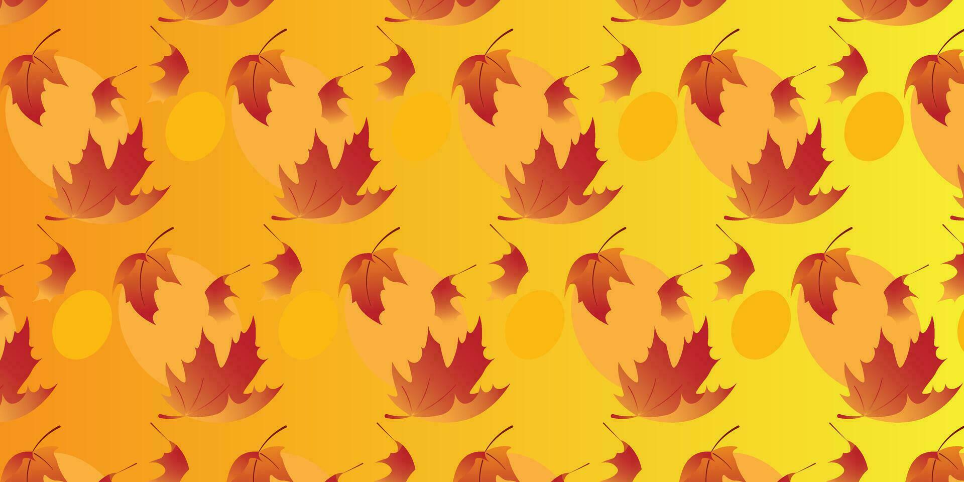 a fundo Projeto com folha padrões é adequado para a outono tema. vetor