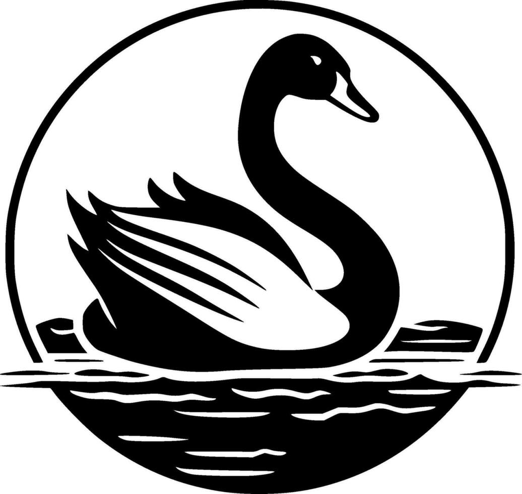 cisne - Alto qualidade vetor logotipo - vetor ilustração ideal para camiseta gráfico