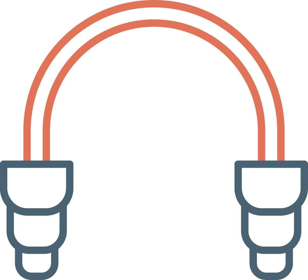 ícone de vetor de plugue de ouvido
