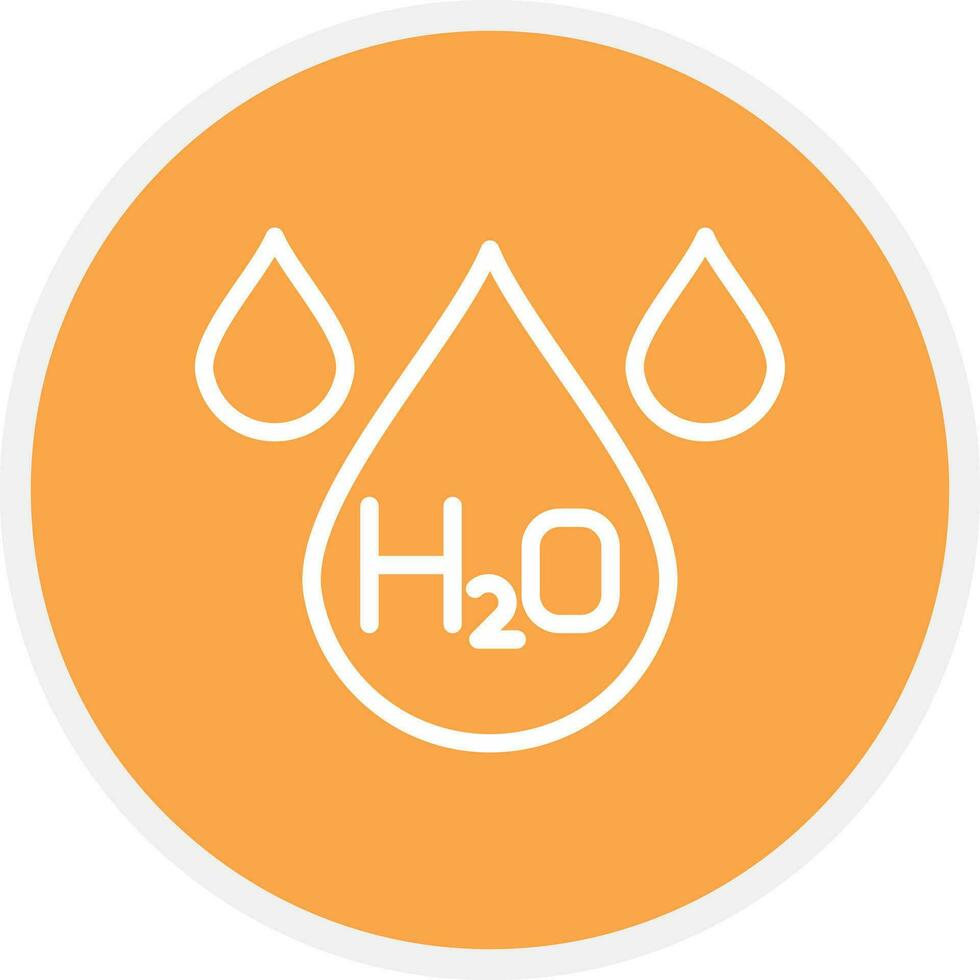 h2o criativo ícone Projeto vetor