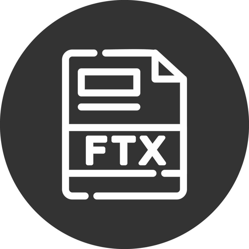 ftx criativo ícone Projeto vetor