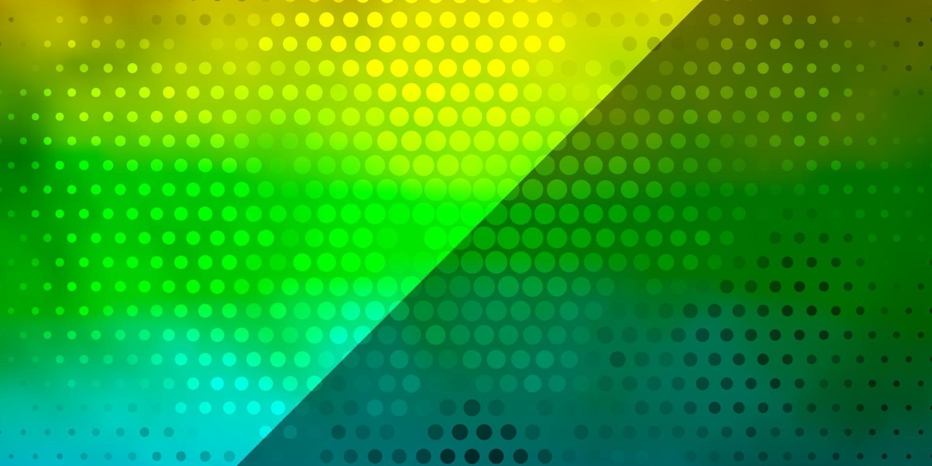 fundo vector azul, amarelo claro com círculos.