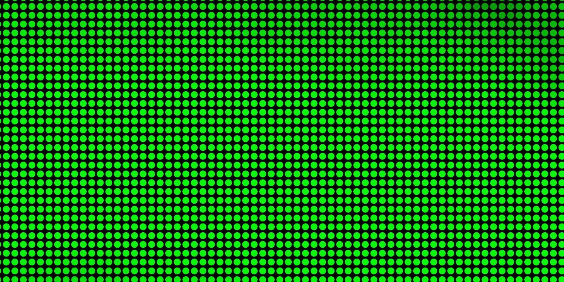 padrão de vetor verde claro com esferas.