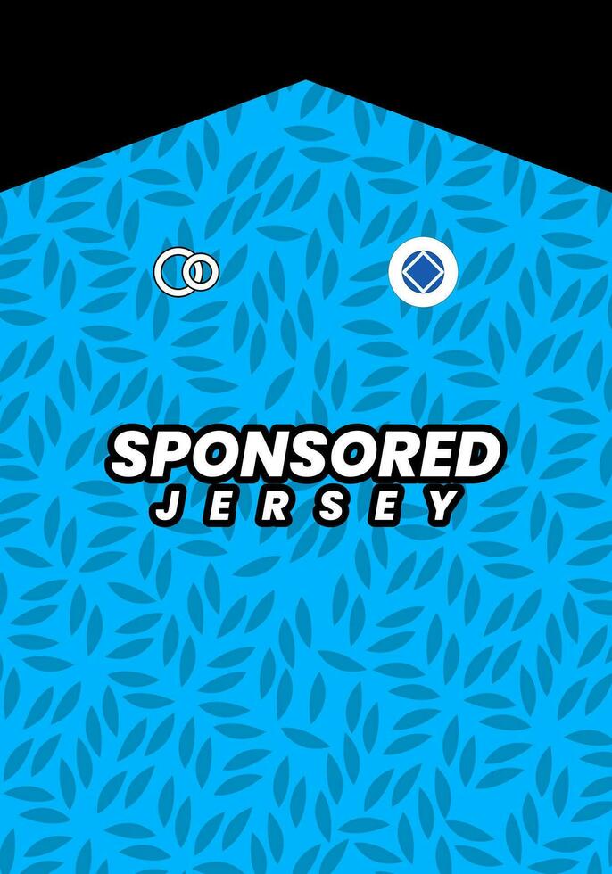 brincar fundo jérsei azul céu padrão folhas camiseta abstrato textura para Esportes camisa, futebol, corrida, jogos, motocross, ciclismo, ladeira abaixo, perneiras vetor