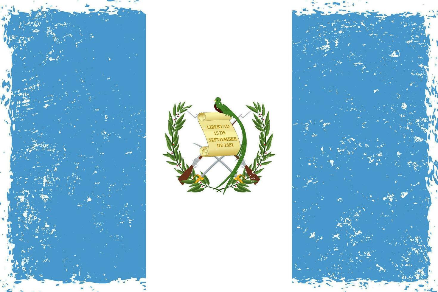 Guatemala bandeira grunge angustiado estilo vetor