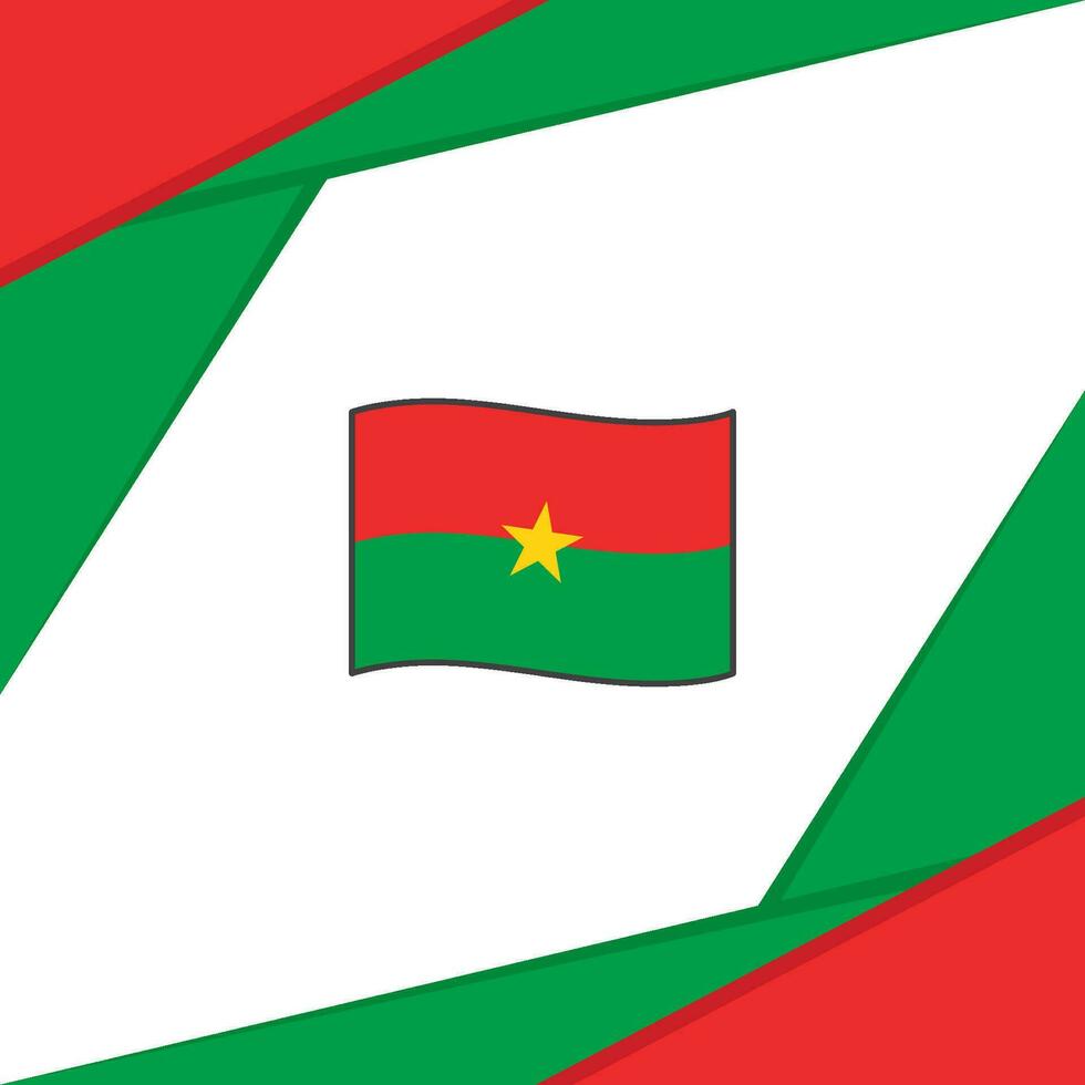 burkina faso bandeira abstrato fundo Projeto modelo. burkina faso independência dia bandeira social meios de comunicação publicar. burkina faso vetor